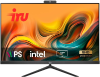 Моноблок IRU Tactio 27IH5P2K 27" QHD i5 11400 (2.6) 32Gb SSD1Tb UHDG 730 FreeDOS GbitEth WiFi BT 120W Cam черный 2560x1440
