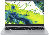 Ноутбук Acer Aspire Lite AL15-49P-R73X Ryzen 5 7430U 8Gb SSD512Gb AMD Radeon Graphics 15.6" IPS FHD (1920x1080) без ОС silver WiFi BT Cam 4574mAh (NX.DT8CD.006)