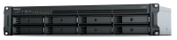 Система хранения данных Synology Rack 2U, QC2.2GHzCPU/4GbDDR4(upto32)/RAID0,1,5,6,10/upto 8 hot plug HDDs SATA(3,5'or2,5')(upto 12 with RX418)/2xUSB3.2/1eSATA/iSCSI/4xGbE(+1Expslot)/2xIPcam(upto 40)/2xPS/norail 1YW