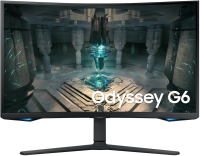 Монитор Samsung 31.5" Odyssey G6 S32BG650EUXEN черный VA LED 16:9 HDMI полуматовая HAS Piv 2500:1 350cd 178гр/178гр 2560x1440 240Hz DP 2K USB 7.4кг