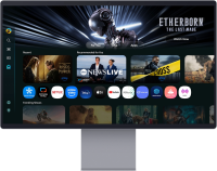 Монитор Samsung 32" Odyssey OLED G8 LS32FM902SIXCI серебристый OLED LED 16:9 HDMI матовая HAS Piv 260cd 178гр/178гр 3840x2160 DP 4K USB 8.4кг