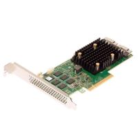 HBA-адаптер Broadcom 9500-16i SGL (05-50077-02 / 03-50077-02002) PCIe v4 x8 LP, Tri-Mode SAS/SATA/NVMe 12G HBA, 16port(2*int SFF8654), 3816 IOC, OEM (S1)