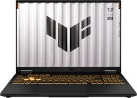 Ноутбук Asus TUF Gaming F16 FX608JPR-RV211 Core i7 14650HX 16Gb SSD512Gb NVIDIA GeForce RTX 5070 8Gb 16" IPS WUXGA (1920x1200) без ОС grey WiFi BT Cam (90NR0NG1-M00C80)