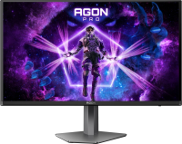 Монитор 26.5" AOC AGON AG276QKD2 Black-Grey (QD-OLED, 2560x1440, HDMI 2.1×2, DisplayPort 2.1, USB 3.2 Gen1×2, 0.03 ms, 178°/178°, 1000 cd/m(пиковая), 1,5 млн:1, 500Hz, Pivot)