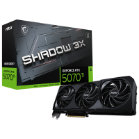 Bad Pack Видеокарта MSI RTX5070Ti SHADOW 3X 16GB GDDR7 128bit 3xDP HDMI 2FAN RTL bp