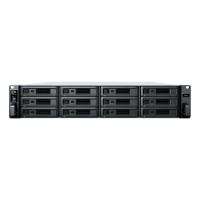 Системы хранения данных Synology(Rack 2U)12C 2,1 GhzCPU/16Gb(128)/RAID0,1,10,5,6/up to 12 HP SATA,SAS(3,5' 2,5') up to 96 (RX1222sas x 7)/2xUSB/4GE+2x10GE(RJ-45)/2Expslot/iSCSI/2xIPcam(up to128)/2xPSU/no rail/1YW