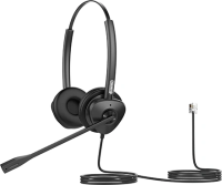 Гарнитура для ip телефонов Fanvil,HT302, стерео, HD звук, переходник QD  на RJ9