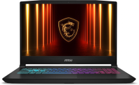 Ноутбук MSI Katana 15 HX B14WFK-1065XRU Core i5 14450HX 16Gb SSD512Gb NVIDIA GeForce RTX 5060 8Gb 15.6" IPS FHD (1920x1080) FreeDOS black WiFi BT Cam (9S7-1587C1-1065)