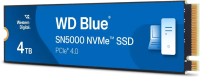 Твердотельный накопитель Western Digital Black SSD SN5000 M2.2280 PCIe 4.0 4Tb, 5500MBs/5000MBs, TBW 1200, WDS400T4B0E, 1 year