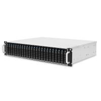 Корпус AIC XJ1-20247-02 2U 24x 2.5" hot-swap bays, hot-swap JBOD with dual SAS 24G expander controller, dual BMC, tool-less HDD tray, 800W 1+1 hot-swap redundant 80+ Platinum, tool-less rail kit (4X series)