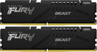 Оперативная память Kingston 64GB 5600MT/s DDR5 CL40 DIMM (Kit of 2) FURY Beast Black