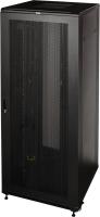 Шкаф серверный Lanmaster Business (TWT-CBB-47U-8X12-P1) 47U 800x1200мм пер.дв.перфор. задн.дв.перфор.2-хст. 2 бок.пан. 800кг черный