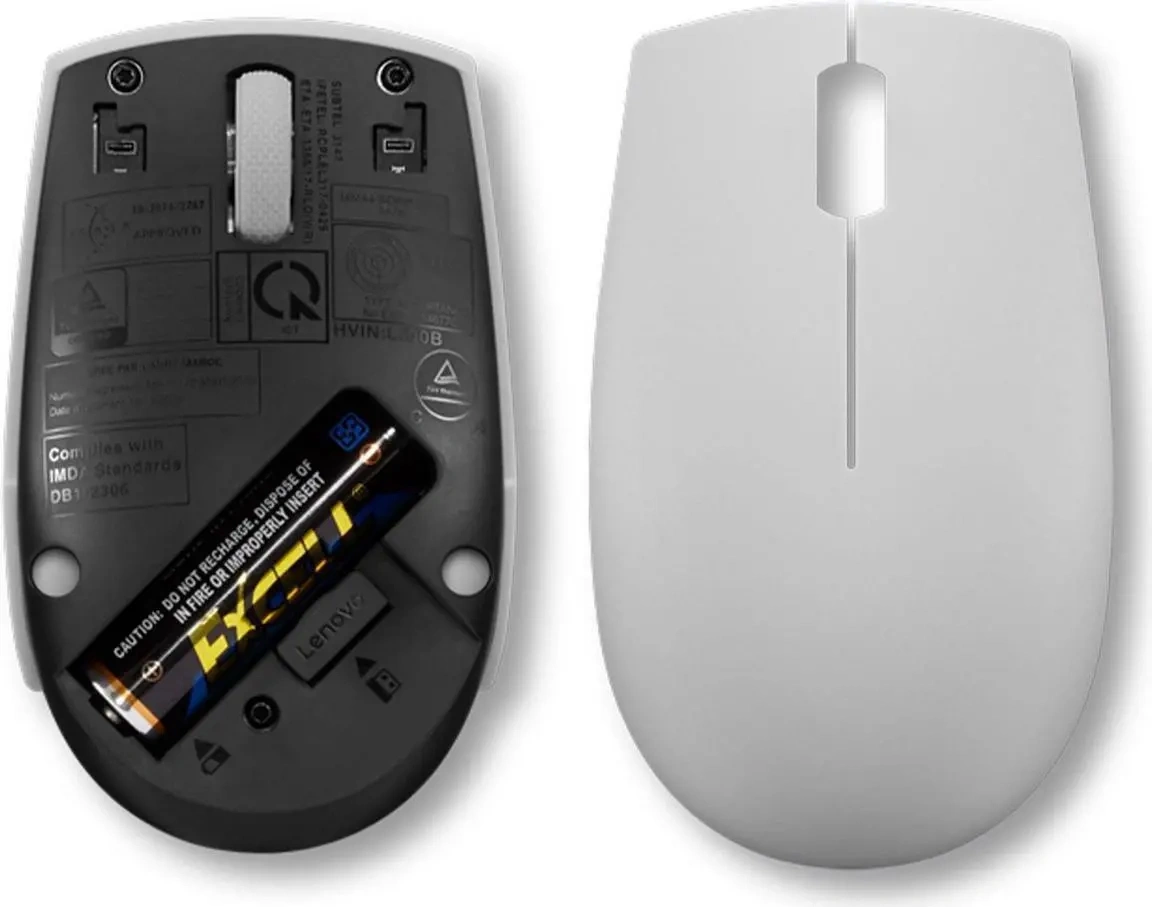 Мышь Lenovo 300 Wireless Compact серый оптическая 1000dpi беспров. (GY51L15678) Мышь Lenovo 300 Wireless Compact серый оптическая 1000dpi беспров. (GY51L15678)