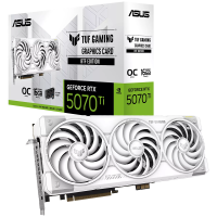 Видеокарта ASUS RTX5070Ti TUF GAMING BTF OC 16GB GDDR7 256bit 3xDP 2xHDMI 3FAN RTL (TUF-RTX5070TI-O16G-BTF-WHITE)