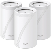Бесшовный Mesh роутер TP-Link Deco BE65 BE11000 100/1000/2500BASE-T белый (упак.:3шт)