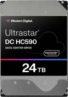 Жесткий диск WD SATA-III 24TB 0F65684 WUH722624ALE6L4 Ultrastar DC HC590 4KN (7200rpm) 512Mb 3.5"