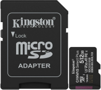 Флеш карта microSDXC 512GB Kingston SDCS3/512GB Canvas Select Plus + adapter
