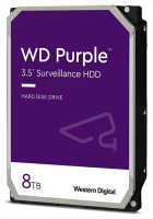 Жесткий диск Western Digital Purple HDD 3.5" SATA 8TB, 5640 rpm, 256MB buffer, PMR, WD85PURU, 1 year