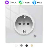 Розетка Moes Wi-Fi Smart Plug белая модели WK-EU