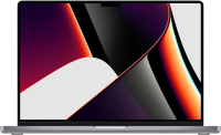 Ноутбук Apple MacBook Pro A2485 M1 Pro 10 core 32Gb SSD512Gb/16 core GPU 16.2" Liquid Retina XDR (3456x2234) macOS grey space WiFi BT Cam (Z14V0008D)