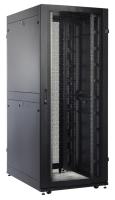 Шкаф серверный ПРОФ напольный 48U (800x1200) дверь перфор. 2 шт., черный, в сборе