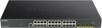 Коммутатор D-Link DGS-1250-28XMP/RU/A1A 24x1Гбит/с 4SFP+ 24PoE 370W управляемый