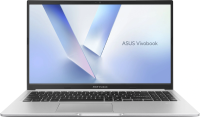 Ноутбук Asus Vivobook 15 M1502NAQ-BQ049 Ryzen 7 170 16Gb SSD512Gb AMD Radeon 680M 15.6" IPS FHD (1920x1080) без ОС silver WiFi BT Cam (90NB1842-M00830)
