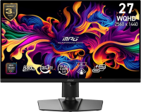 Монитор MSI 26.5" MPG 271QR QD-OLED X50 черный QD OLED LED 0.03ms 16:9 HDMI M/M матовая HAS Piv 1500000:1 250cd 178гр/178гр 2650x1440 500Hz DP 2K 8кг