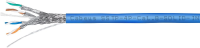 Кабель Cabeus SSTP-4P-CAT.8-SOLID-IN-LSZH-BL кат.8 S/FTP 4 пары LSZH внутренний 305м синий