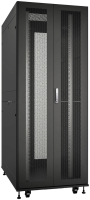 Шкаф серверный Cabeus (ND-SC-42U80/120-BK) напольный 42U 800x1200мм пер.дв.перфор.2ств. задн.дв.перфор.2-хст. 1500кг черный 902мм IP20