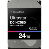 Жесткий диск серверный Western Digital 3.5" 24TB Ultrastar DC HC580 7200RPM SATA3 6Gb/s and 512MB Cache