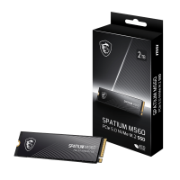 Твердотельный накопитель SSD MSI M.2 2280 2TB SPATIUM M560 Client SSD S78-440Q940-P83, PCIe Gen4x4 with NVMe, 3D TLC, R/ W 4900/ 4400
