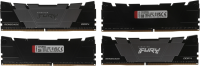 Память DDR4 4x8GB 3200MHz Kingston KF432C16RB2K4/32 Fury Renegade Black RTL Gaming PC4-25600 CL16 DIMM 288-pin 1.35В single rank с радиатором Ret