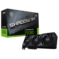 Видеокарта MSI Bad Pack RTX5080 SHADOW 3X OC 16GB GDDR7 256bit 3xDP HDMI 3FAN RTL bp