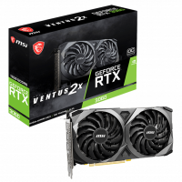 Видеокарта MSI PCI-E 4.0 RTX 3060 VENTUS 2X 12G OC NVIDIA GeForce RTX 3060 12Gb 192bit GDDR6 1680/15000 HDMIx1 DPx3 HDCP Ret