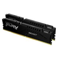 Модуль памяти Kingston 16GBDDR5 5200 DIMM FURY Beast Black XMP Gaming Memory KF552C40BBK2-16 Non-ECC, CL40, 1.25V, (Kit of 2) 1RX16 40-40-40 288-pin 16Gbit, RTL