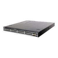 Коммутатор Edge-corE Bad Pack 4630-54PE-O-AC-F Edge-corE AS4630-54PE, 48-Port GE RJ45 port PoE++, 4x25G SFP+, 2 port 100G for stacking, Broadcom Trident 3, Dual-core Intel Denverton CPU, dual AC 1200W PSUs and 2 + 1 Fan Modules with port-to-power airflow,