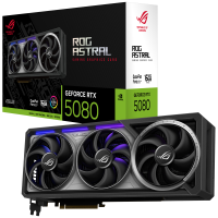 Видеокарта ASUS RTX5080 ROG ASTRAL GAMING 16GB GDDR7 256bit 3xDP 2xHDMI 4FAN RTL (ROG-ASTRAL-RTX5080-16G-GAMING)