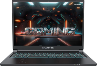 Ноутбук Gigabyte G6 Core i7 13620H 32Gb SSD512Gb NVIDIA GeForce RTX4060 8Gb 16" IPS FHD+ (1920x1200) FreeDOS black WiFi BT Cam (KF-H3KZ853KD/32)