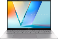 Ноутбук Asus VivoBook S16 M3607KA-SH117 Ryzen AI 5 330 32Gb SSD512Gb AMD Radeon Graphics 16" OLED WUXGA (1920x1200) без ОС silver WiFi BT Cam (90NB16T2-M00890)