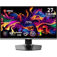 Монитор 26.5" MSI MAG 272UP QD-OLED E16 QD-OLED, 3840x2160, 165Hz, 0,03ms, 250сd/m, 1500000:1, HDR | 2xHDMI(2.1), DP(1.4a), Type-C(PD-15W) | HAS, Pivot, Swivel, InPSU, Vesa 100, Black