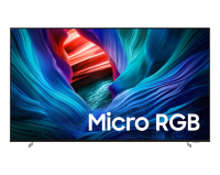 Телевизор Samsung Micro RGB TV MRE115MR95FXRU, 115', Micro RGB, 4K 3840x2160, 120Hz, Tizen Smart TV, 70W, Tuner (DVB-T2/C/S2, PAL,SECAM), HDMI, USB, CI+,  Wi-Fi, BT, LAN, VESA 1000x600, class B, RGB CARBON SILV