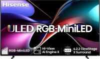 Телевизор QLED Hisense 100" 100UXQ черный 4K Ultra HD 60Hz DVB-T DVB-T2 DVB-C DVB-S DVB-S2 USB WiFi Smart TV