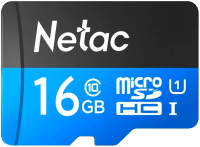 Флеш карта microSDXC 16GB Netac P500 Ultra w/o adapter
