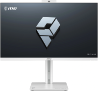 Моноблок MSI Pro MAX 27P Z 8MG-008 27" Full HD Ryzen 5 220 (3.2) 16Gb SSD512Gb RGr без ОС WiFi BT клавиатура мышь Cam белый 1920x1080