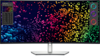 РњРѕРЅРёС‚РѕСЂ Dell 40"     U4025QW, Curved Thunderboltв„ў Hub Monitor  2500R IPS Black Technology, 5120 x 2160 at 120 Hz, 2000:1, 21:9, 600 cd/m2 (HDR peak), 5 ms, H-AD, Built-in speaker 2 x 9 W"