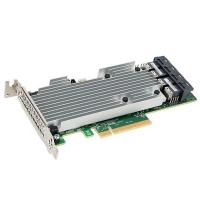 RAID-контроллер Broadcom 9361-16i SGL (05-25708-00 / 03-25708-34004) SAS/SATA 12G, RAID 0,1,5,6,10,50,60, 16port(4*int SFF8643), Cache 2GB, 3316ROC, RTL