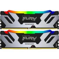 Модуль памяти Kingston 48GB DDR5 8800 FURY Renegade Silver RGB On-Die ECC CUDIMM CL42 kit 2*24gb