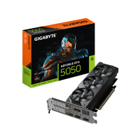 Видеокарта Gigabyte RTX5050 OC Low Profile 8GB GDDR6 128bit 2xDP 2xHDMI 3FAN LP RTL