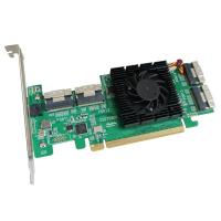 RAID-контроллер HighPoint SSD7580B, PCIe 4.0 x16, Ports: 8x SlimlineSAS (SFF-8654), LP, RAID 0,1,10